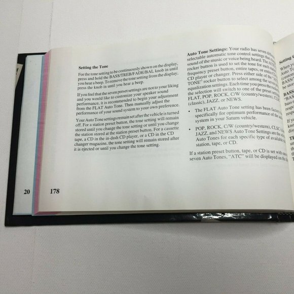 Saturn 2000 S-Series Owners Handbook Manual Maintenance Schedule Book Set - Picture 9 of 12